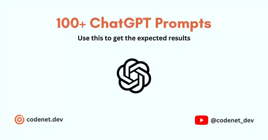 100+ ChatGPT Prompts